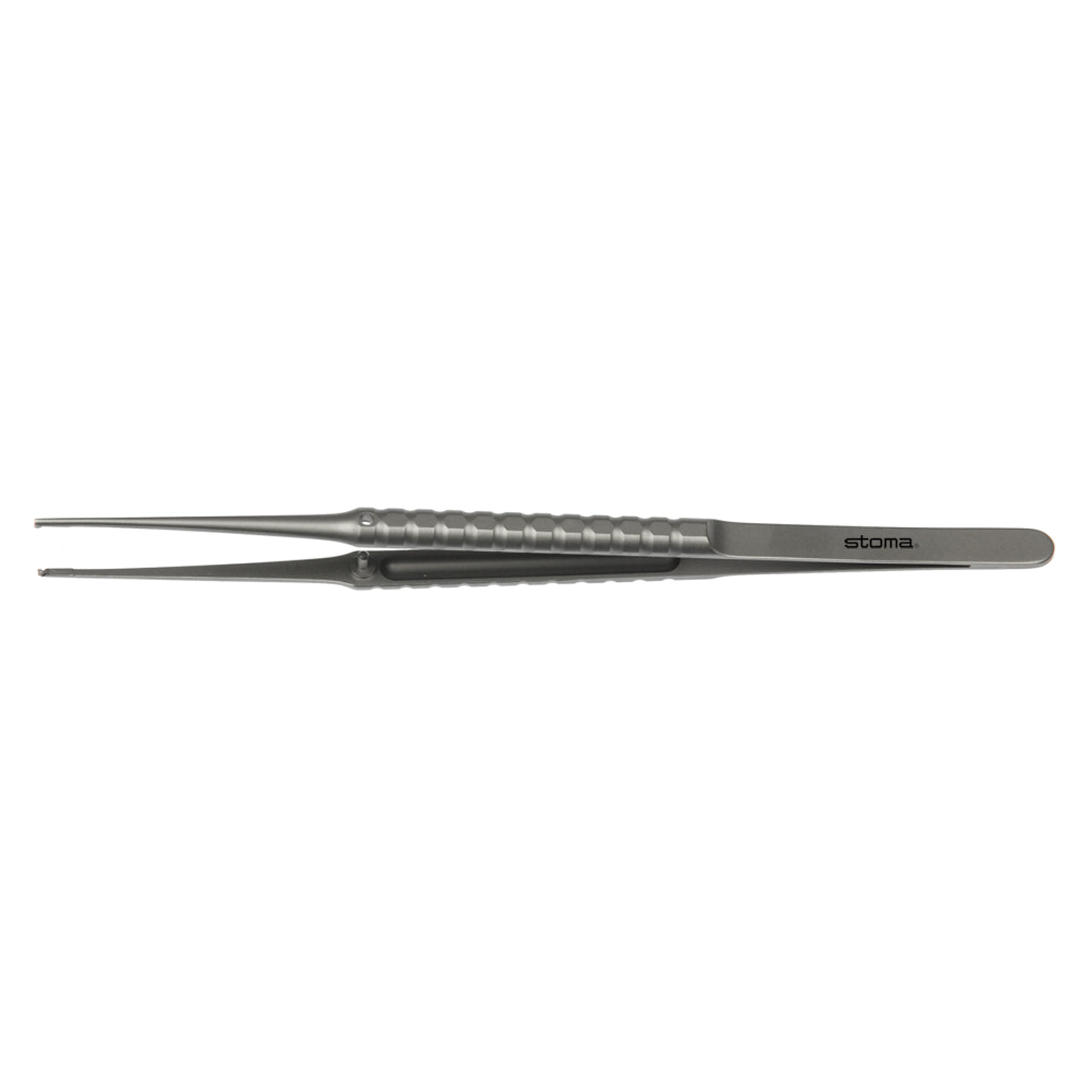STOMA Forceps, surgical, 1:2-teeth, 1,3mm, straight, advanced from Quintess Denta