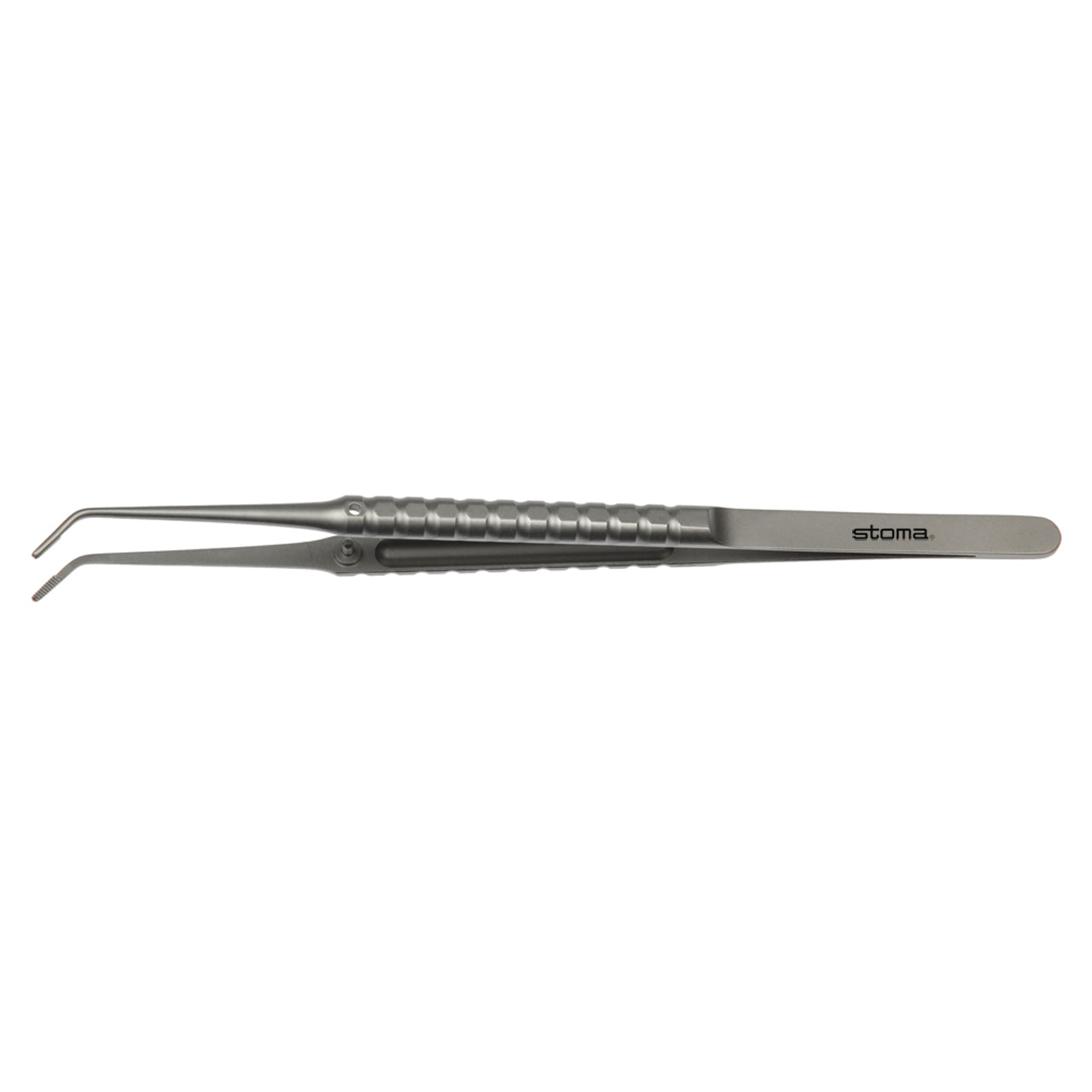 STOMA Forceps, Cooley, 1,3mm, curved, advanced from Quintess Denta