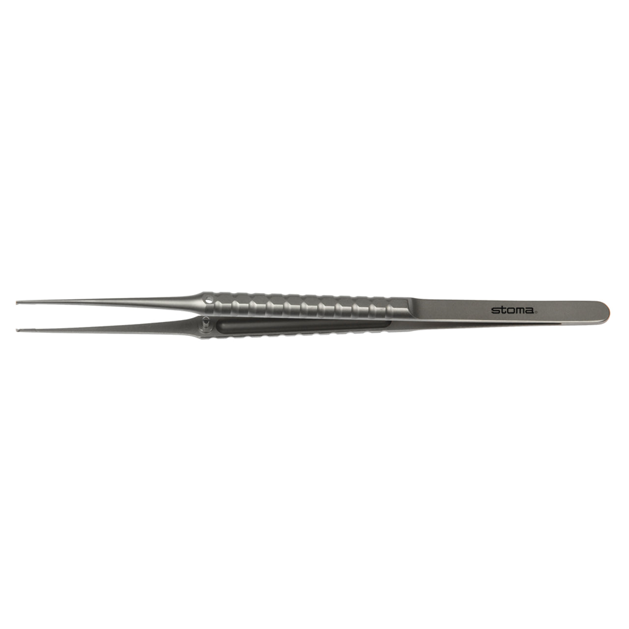 STOMA Forceps, surgical, 1:2-teeth, 0,6mm, straight, 17,5cm from Quintess Denta