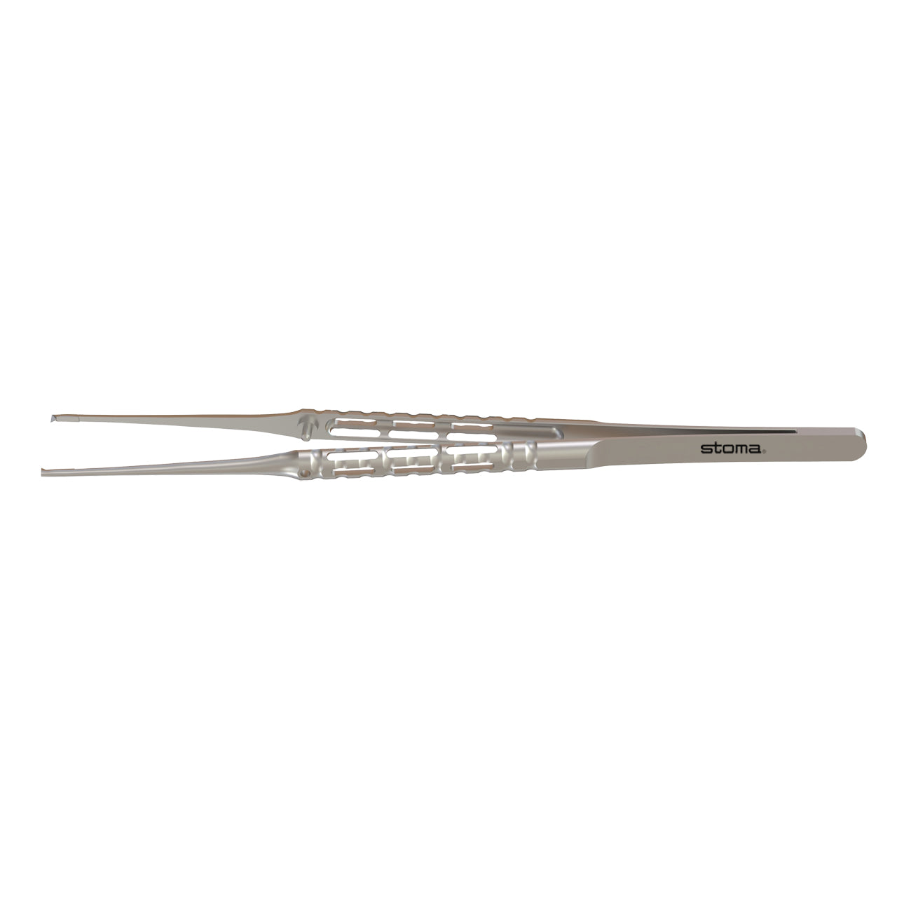 STOMA Forceps, surgical, 1:2-teeth, 0,6mm, straight, 17,5cm, hy-light from Quintess Denta