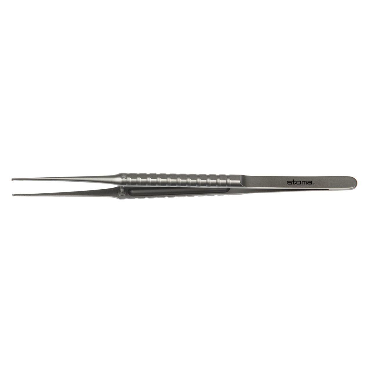 STOMA Forceps, surgical, 1:2-teeth, 0,8mm, straight, 17,5cm from Quintess Denta