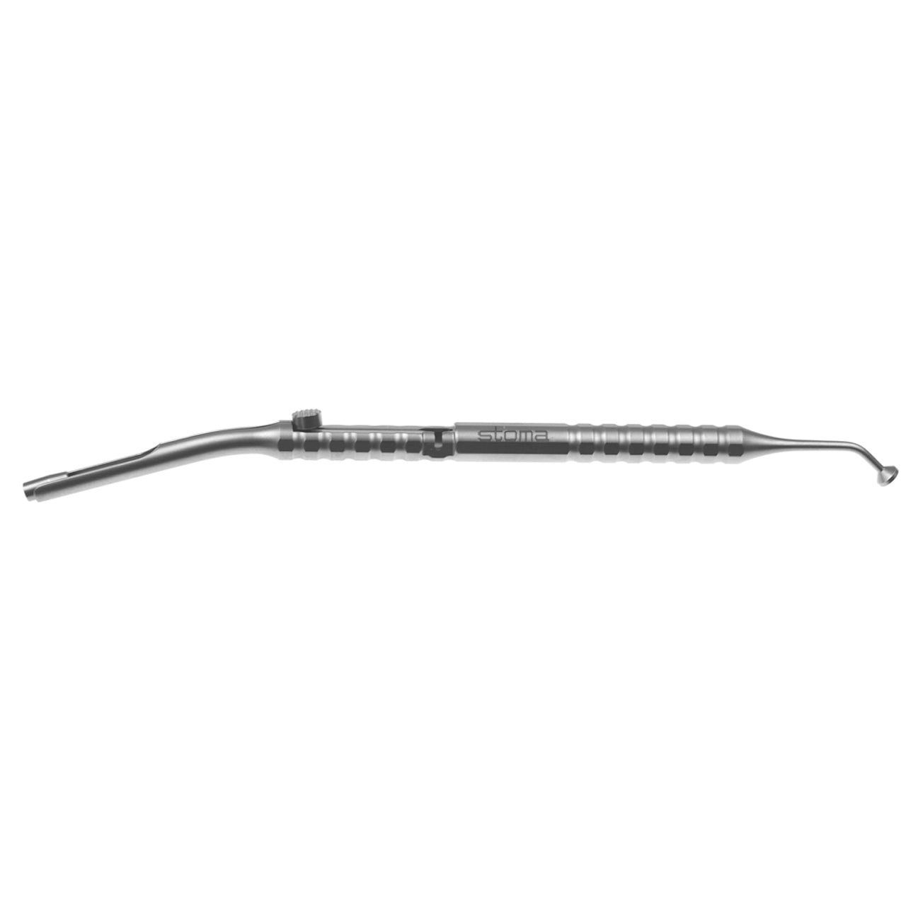 STOMA Bone applicator with pusher, Olsberg, curved from Quintess Denta