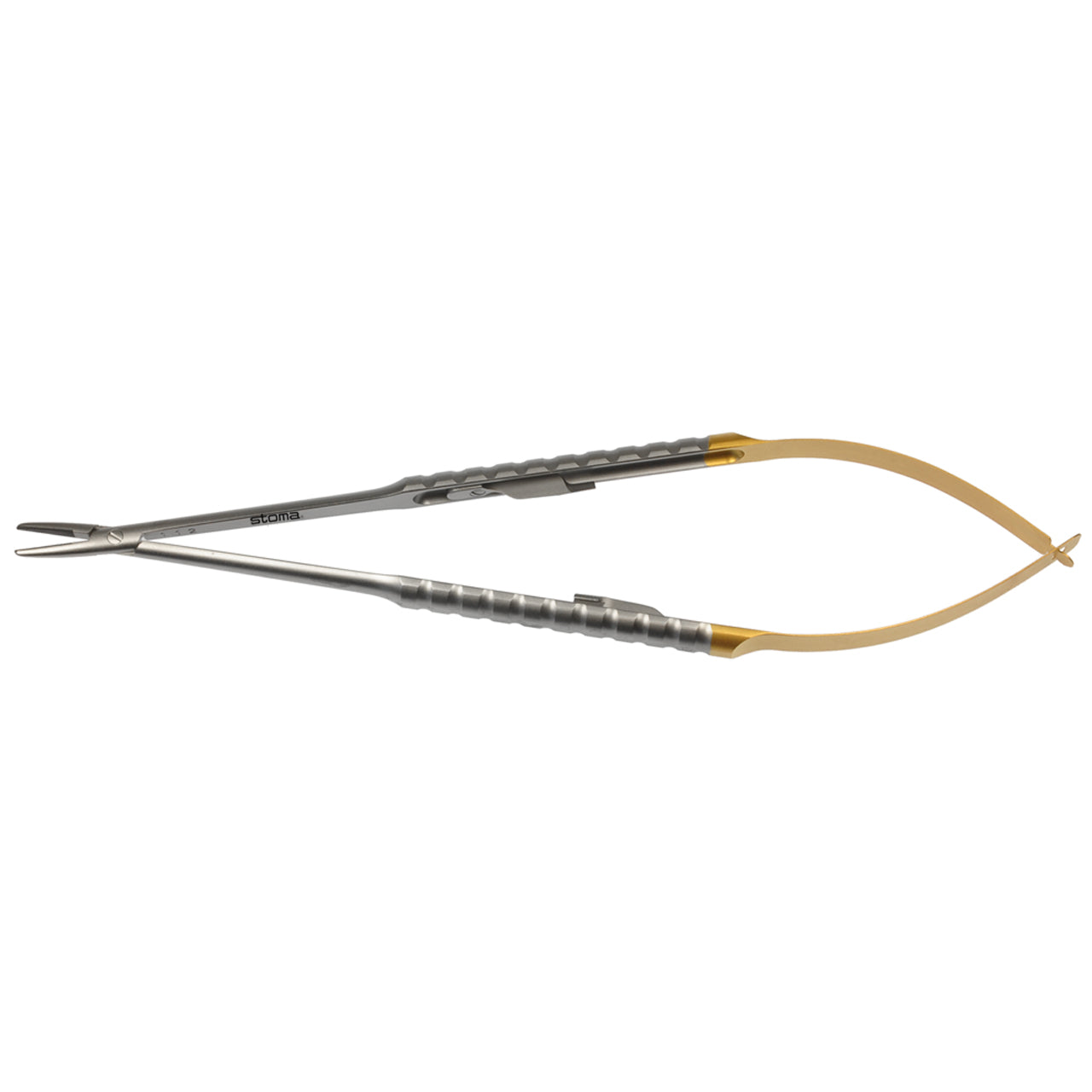 STOMA Needle holder, Barraquer, TC, 1,2mm, straight, 18cm from Quintess Denta