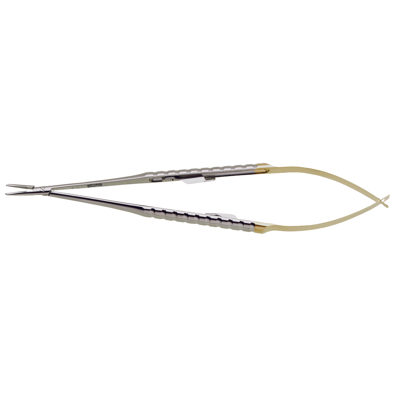 STOMA Micro-Needle holder, Zucchelli, TC,0,6mm, straight, 18cm from Quintess Denta