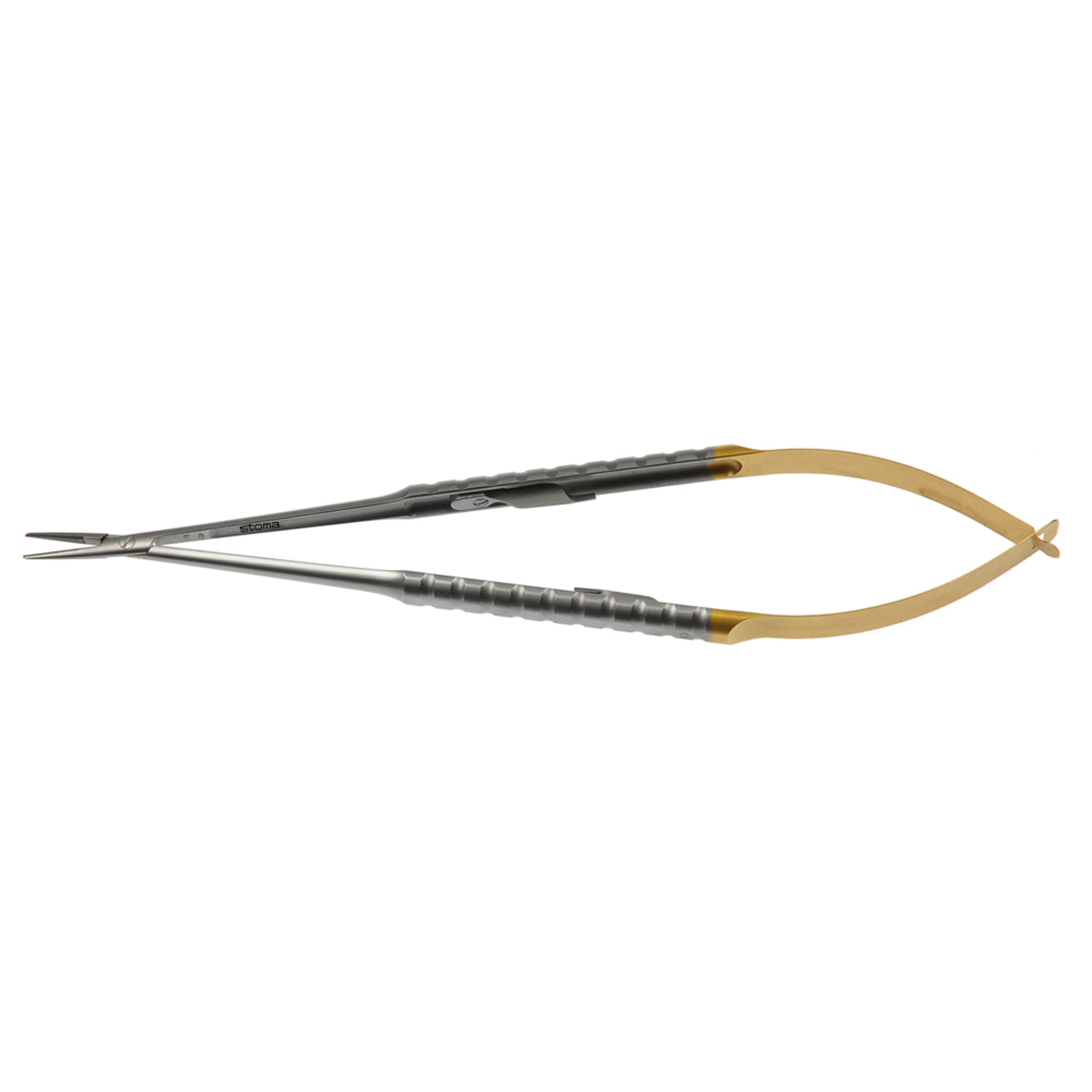 STOMA Micro-needle-holder, Zucchelli, TC, ultra fine, 0,5mm, straight, smooth, 18cm from Quintess Denta