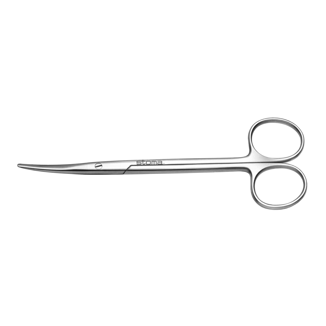 STOMA Scissors, Metzenbaum, bl/bl curved,14,5cm from Quintess Denta
