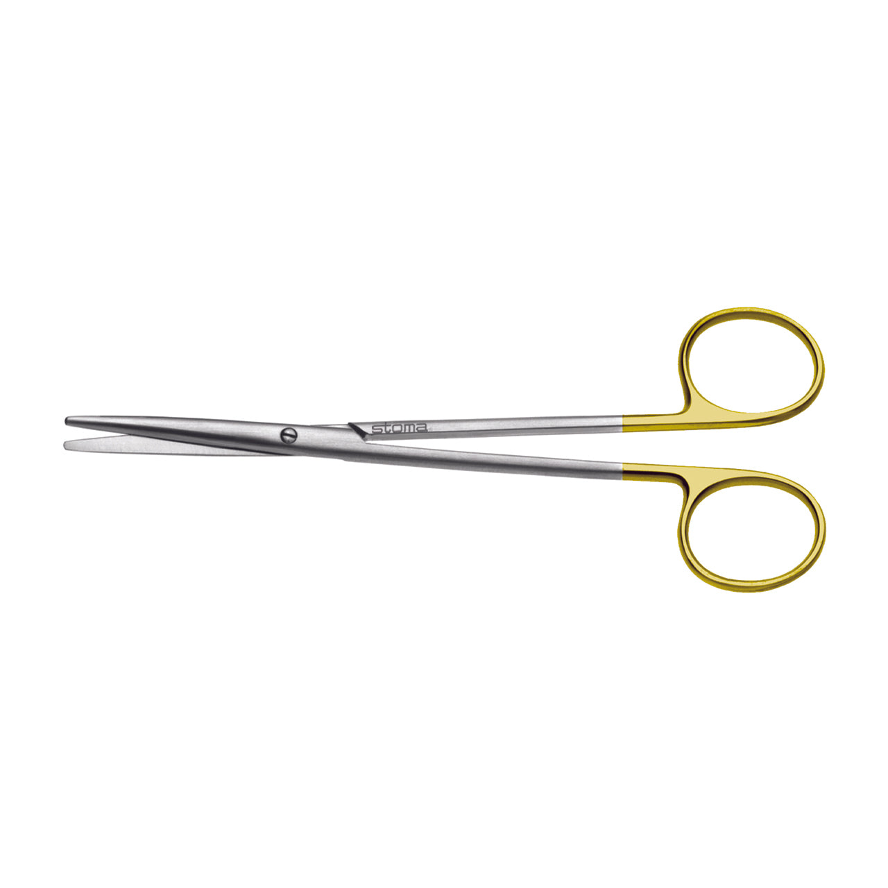 STOMA Scissors, Metzenbaum-Fino, TC, bl/bl, straight, 18cm from Quintess Denta
