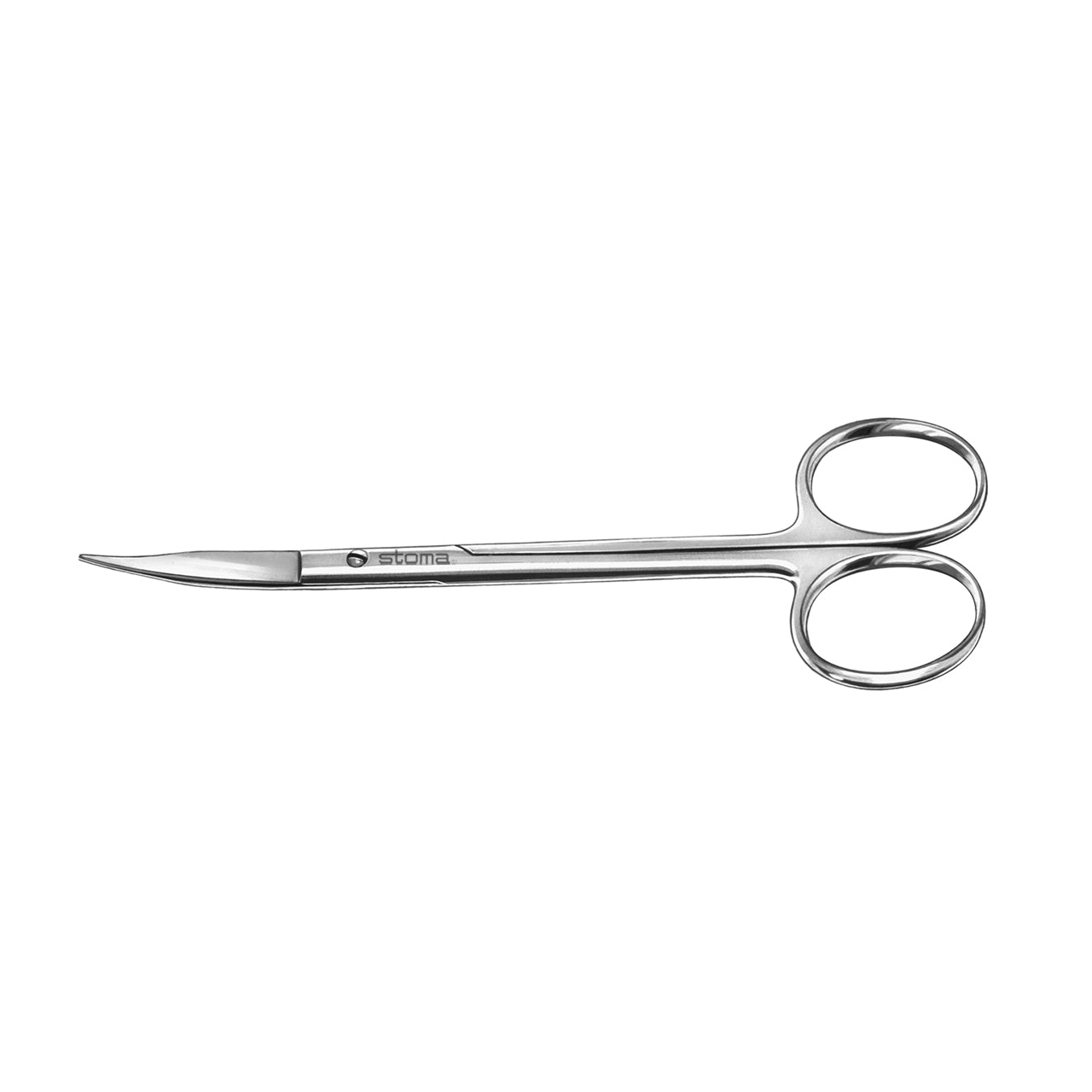 STOMA Scissors, Goldmann-Fox, toothed, curved, 13cm from Quintess Denta
