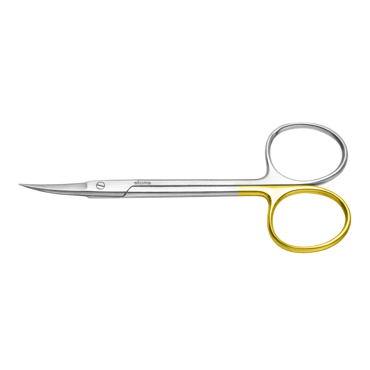 STOMA Scissors, Iris, SC, curved, 11,5cm from Quintess Denta