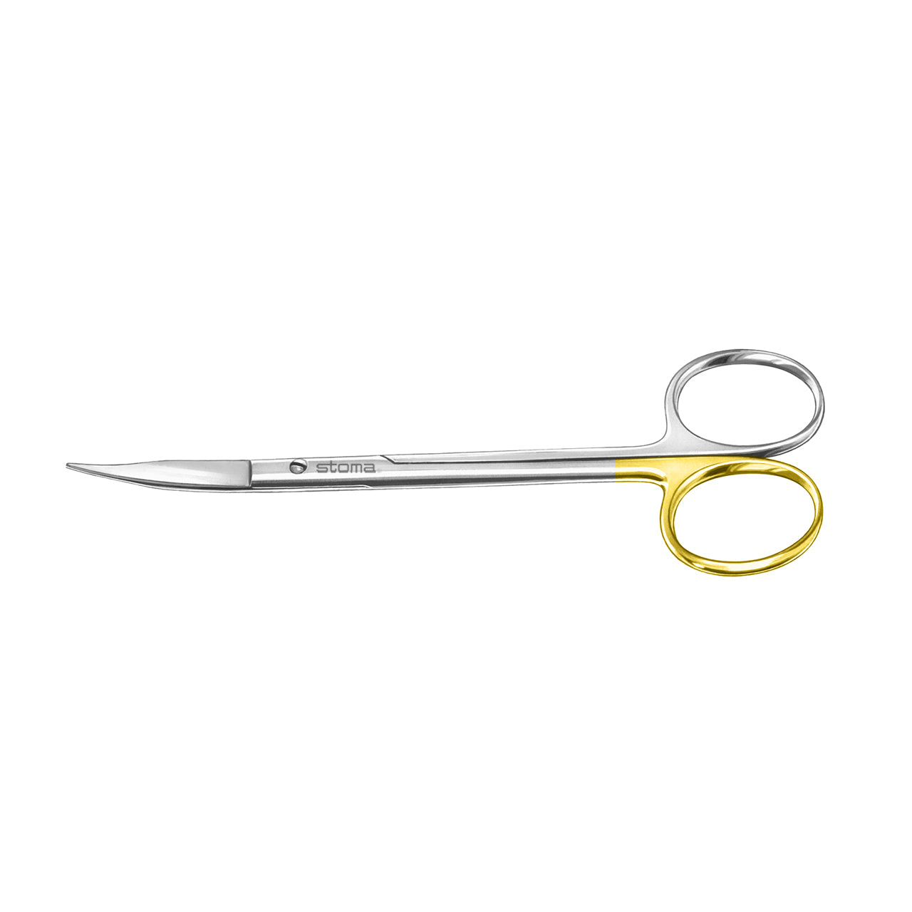 STOMA Scissors, Goldman-Fox, SC, curved,13cm from Quintess Denta