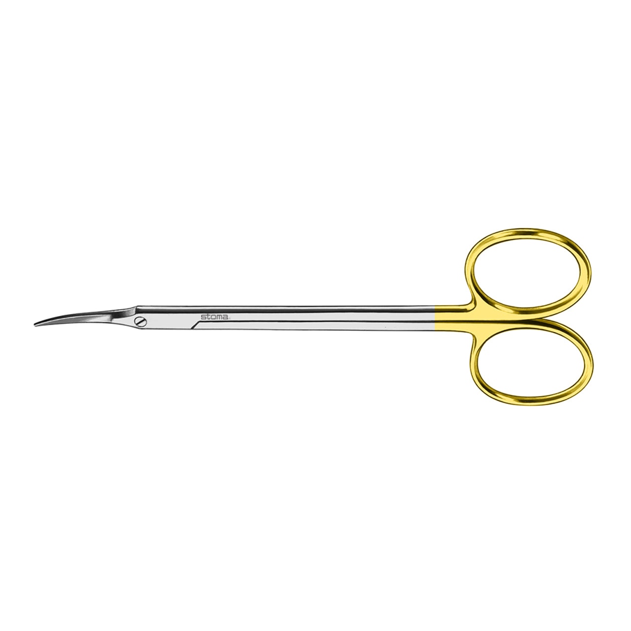 STOMA Scissors, sharp, WC, curved, 11,5cm from Quintess Denta