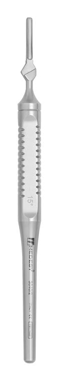 SCALPEL HANDLE ANATOMIC 15°