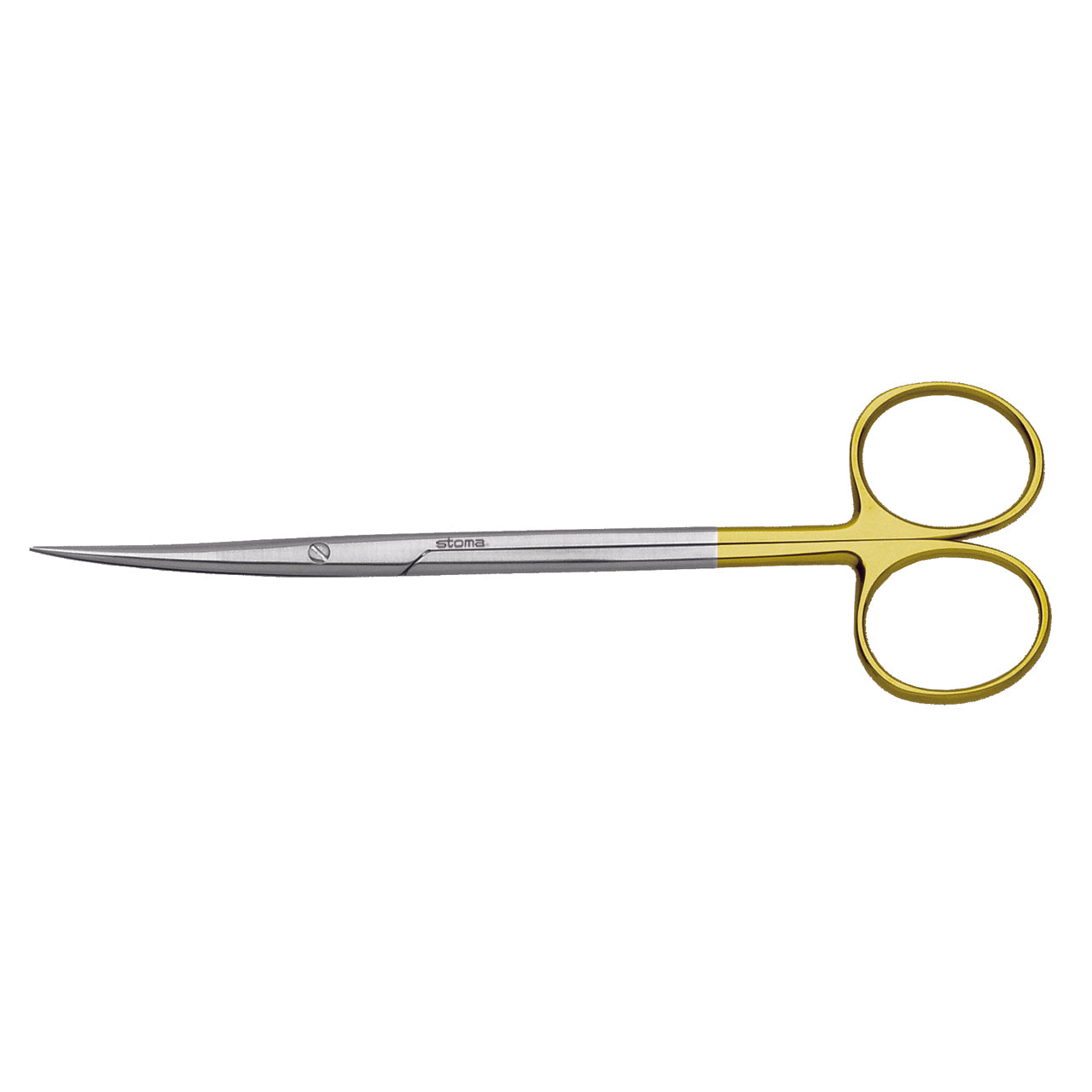 STOMA Scissors, Metzenbaum, TC, curved, sharp/sharp, 14cm from Quintess Denta