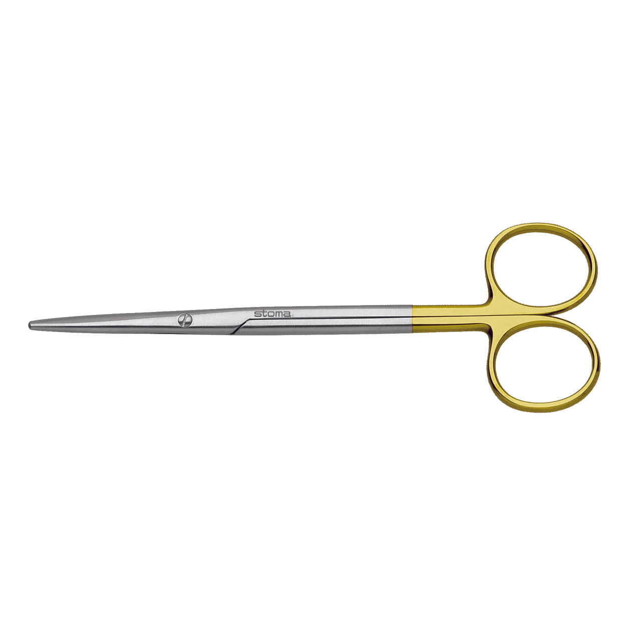 STOMA Scissors, Metzenbaum, TC, straight, blunt/blunt, 14cm from Quintess Denta