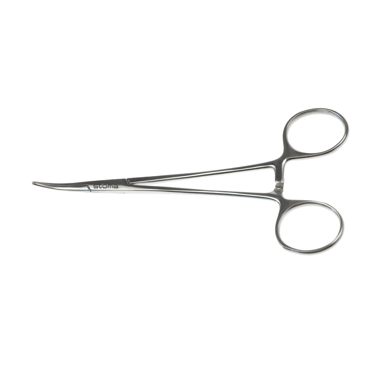 STOMA Clamp, Halsted-Mosquito, curved, 14cm from Quintess Denta