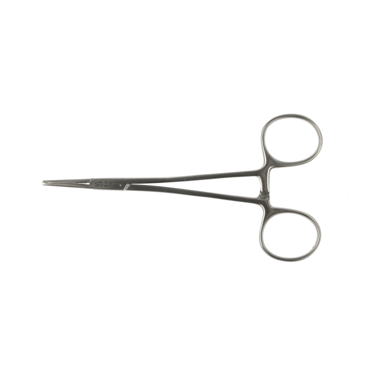 STOMA Clamp, Halsted-Mosquito, 1:2 teeth, straight, 12,5cm from Quintess Denta