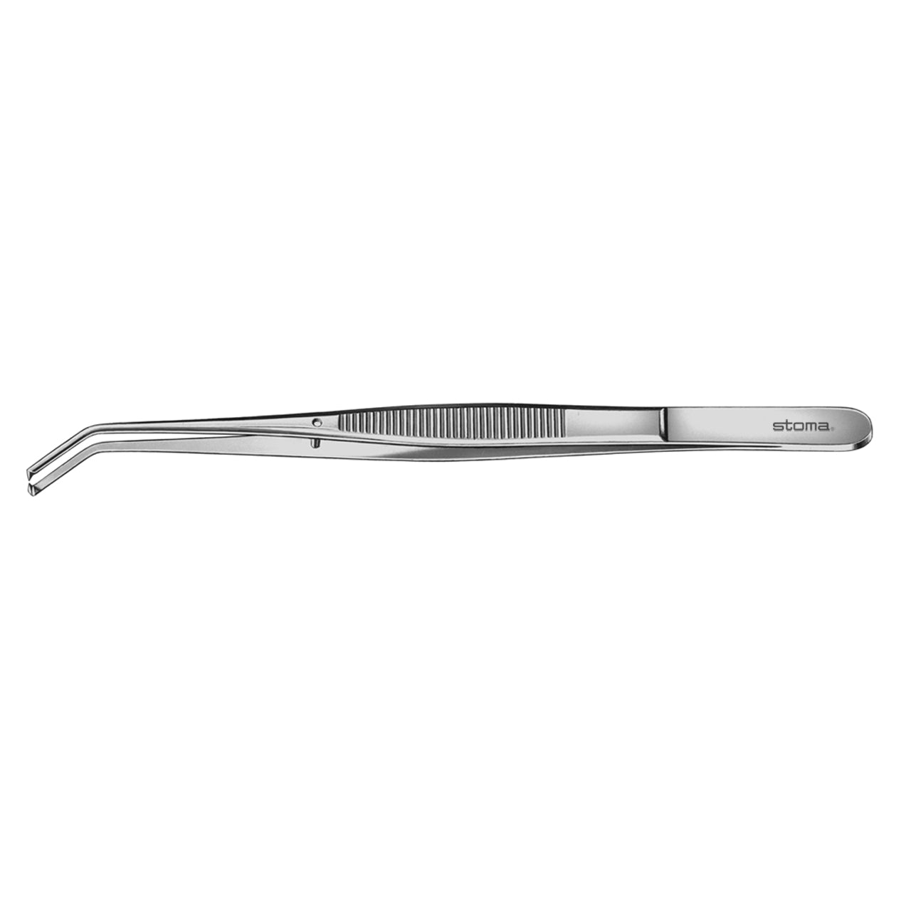 STOMA Forceps, Semken, surgical, fine, curved, 15,5cm from Quintess Denta
