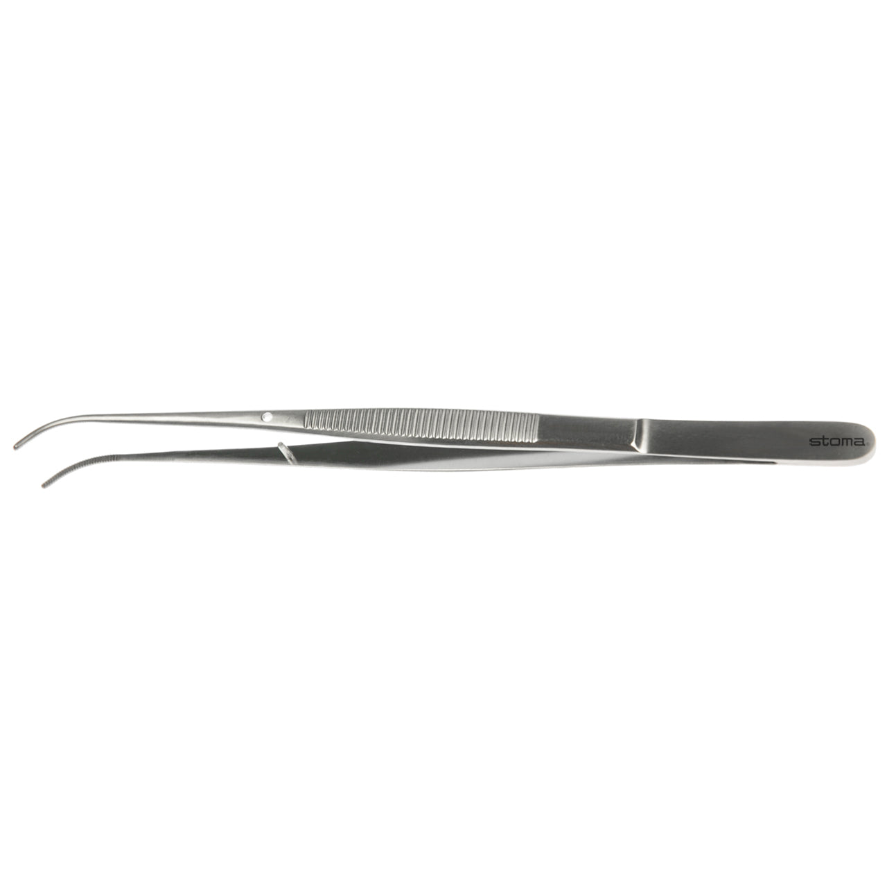 STOMA Tweezers, Semken, anatomic, curved, 15cm from Quintess Denta