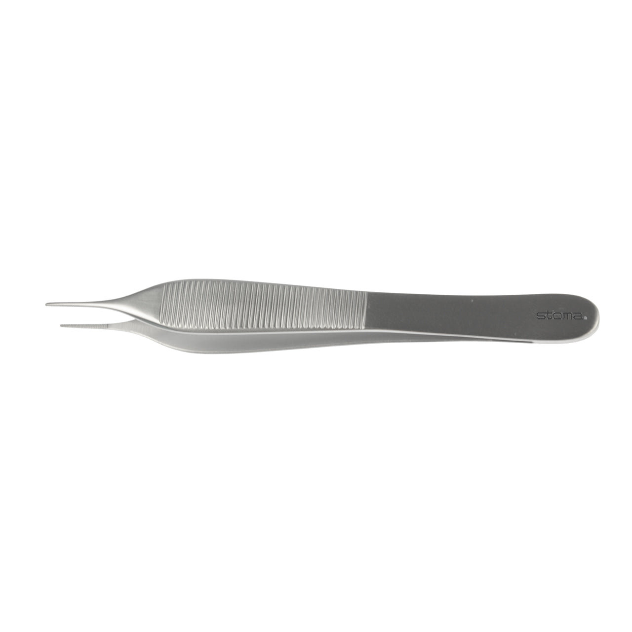 STOMA Tweezers, Micro-Adson, anatomic, straight, 12cm from Quintess Denta