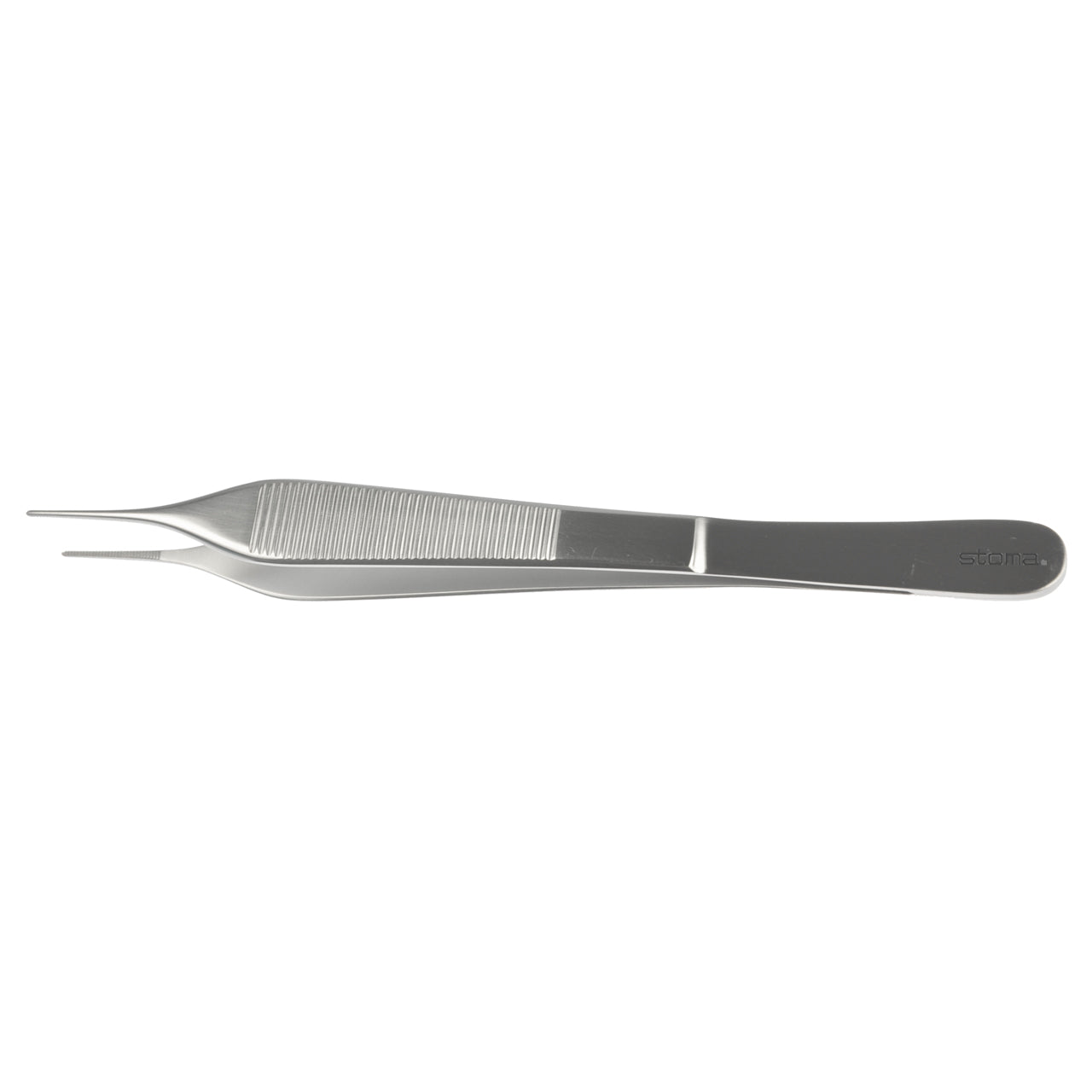STOMA Tweezers, Micro-Adson, anatomic, straight, 15cm from Quintess Denta