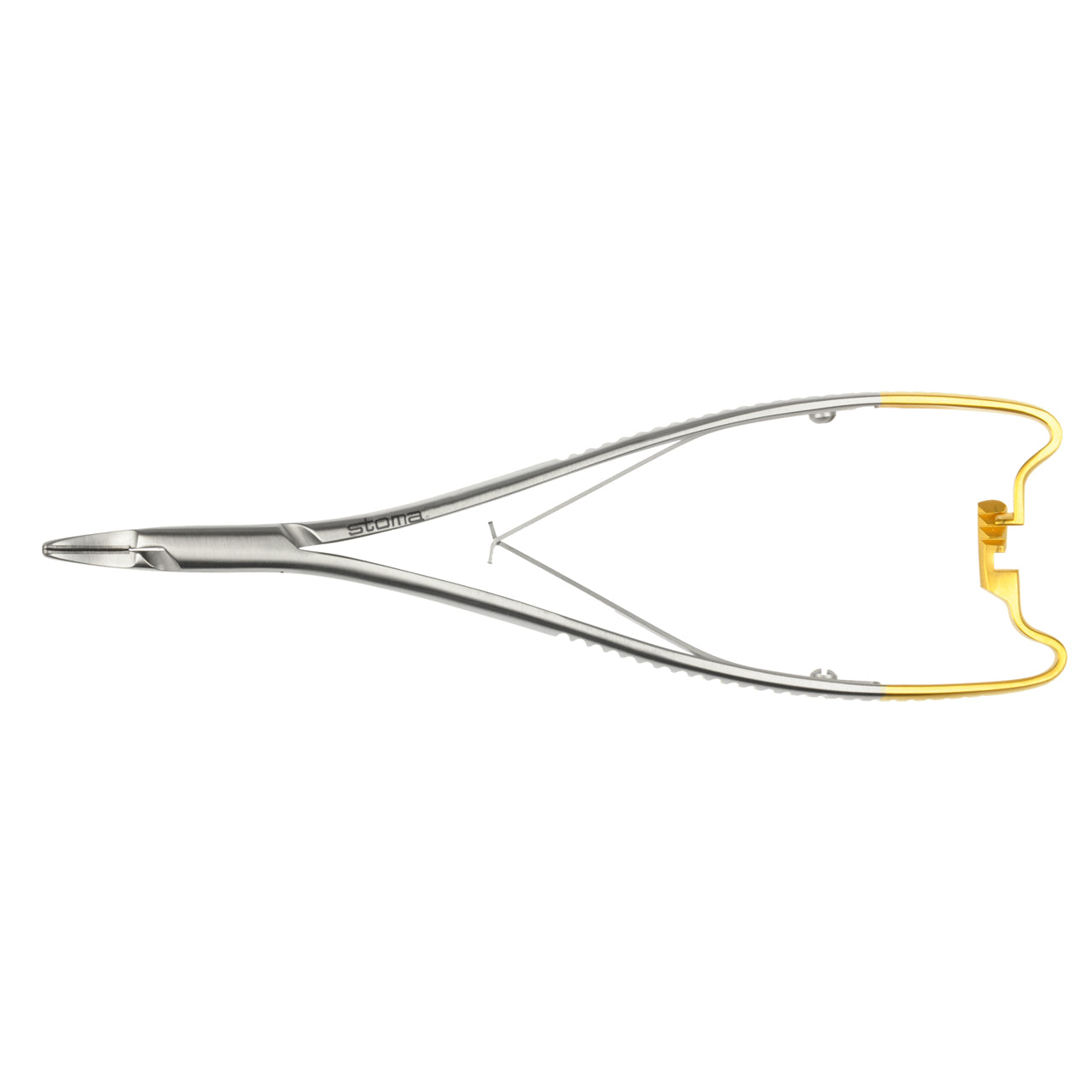 STOMA Needle holder, Stoma, TC, 2,2mm, curved, 17cm, advanced from Quintess Denta
