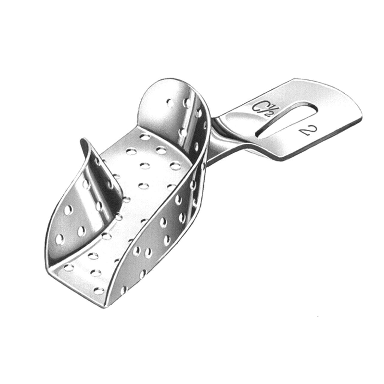 STOMA Impression tray, Ehricke, Perforated, C1/2 R2 from Quintess Denta