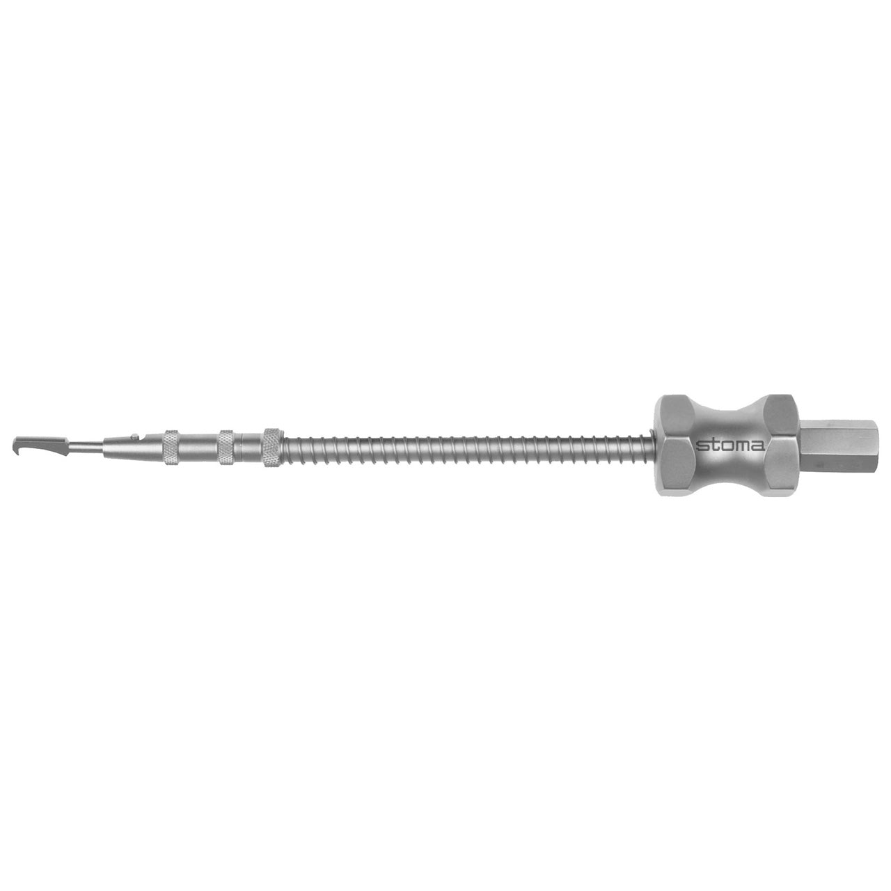 STOMA Crown remover kit with spring, adaptor, hook, 4 wires and added piece for wire loop from Quintess Denta