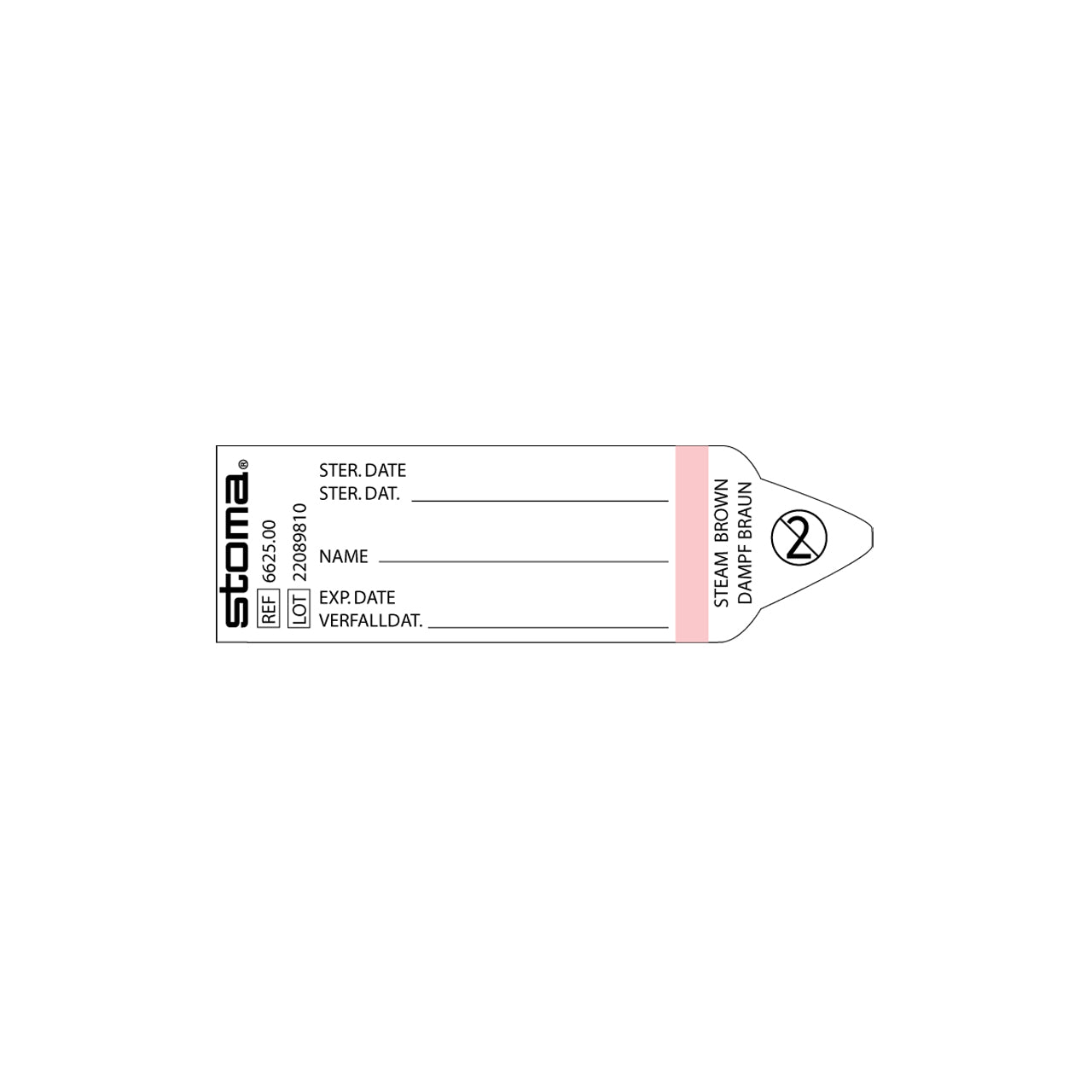 STOMA Log cards with indicator, forcontainer, 100 pcs. from Quintess Denta