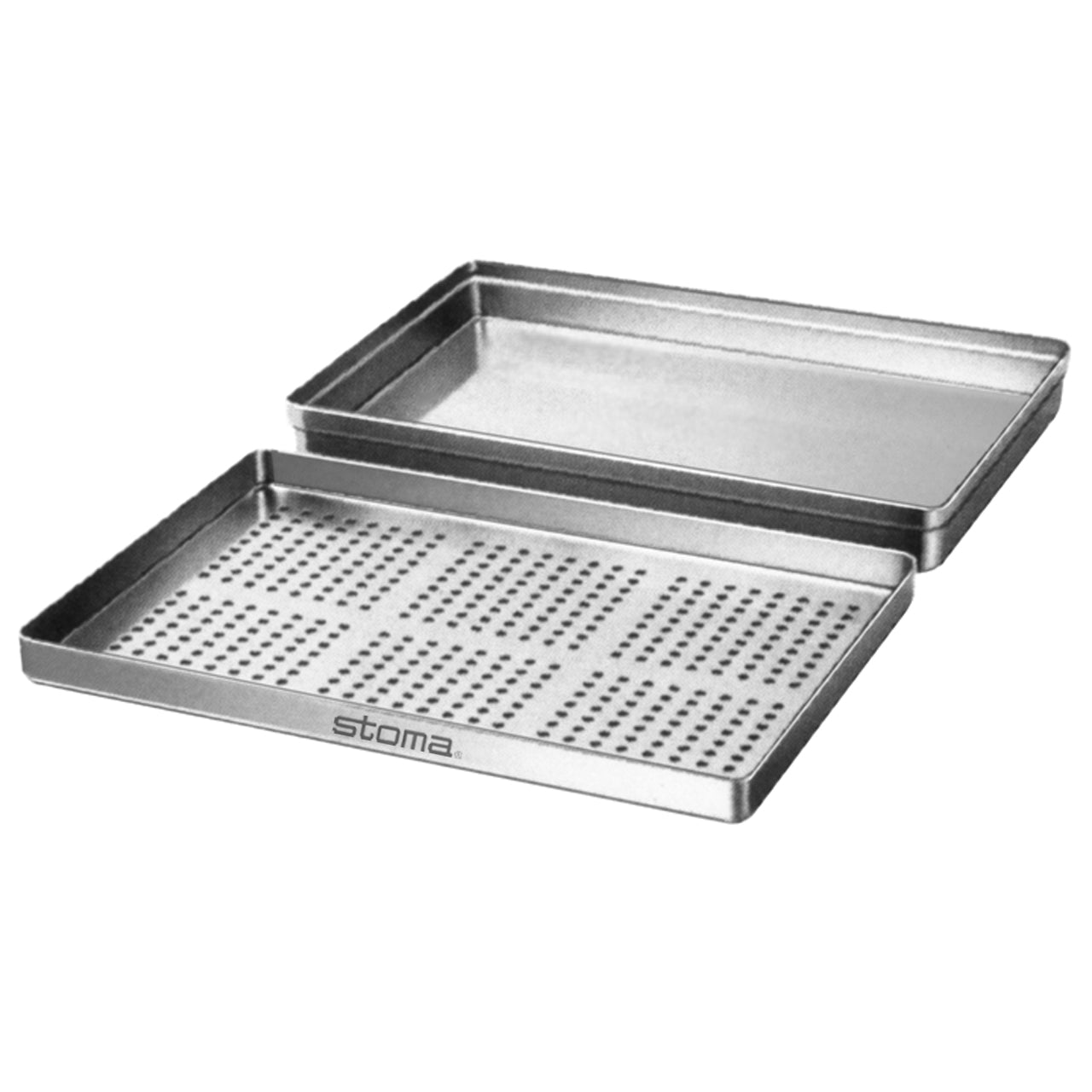 STOMA Norm-tray, perforated, stainless from Quintess Denta
