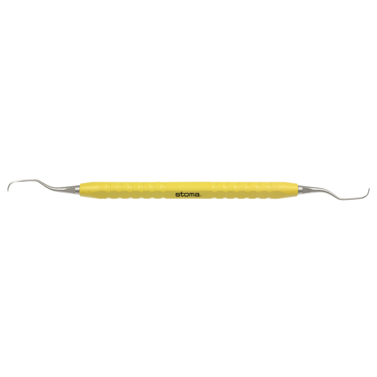 STOMA color-stick curette, Gracey GR1-2, yellow, Ø 8mm from Quintess Denta