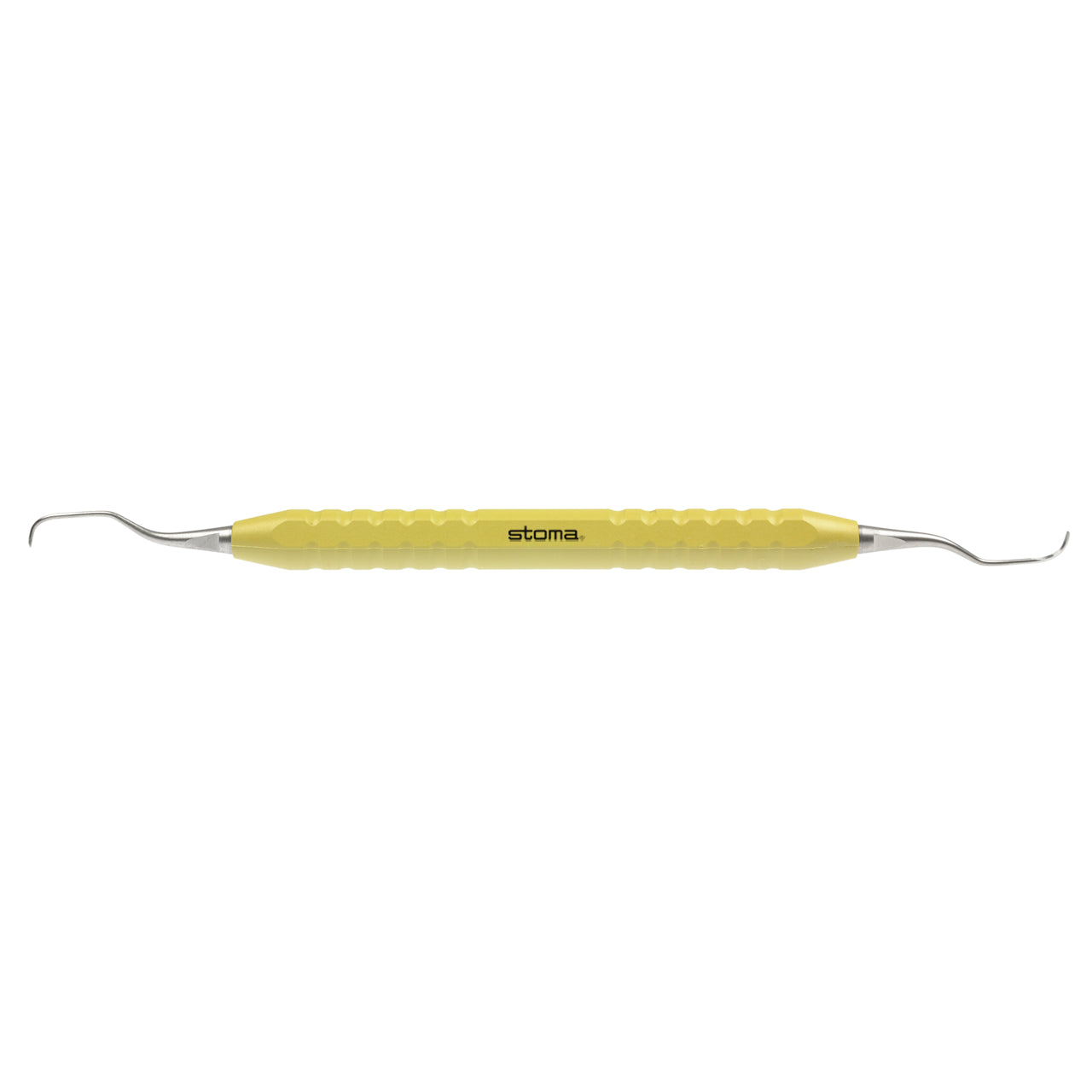 STOMA color-stick curette, Gracey GR1-2, yellow, Ø 10mm from Quintess Denta