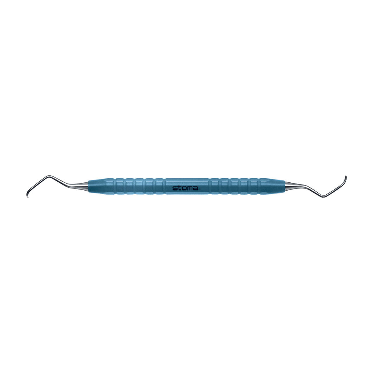 STOMA color-stick curette, Columbia Univ. CU4R-4L, light-blue, Ø 8mm from Quintess Denta