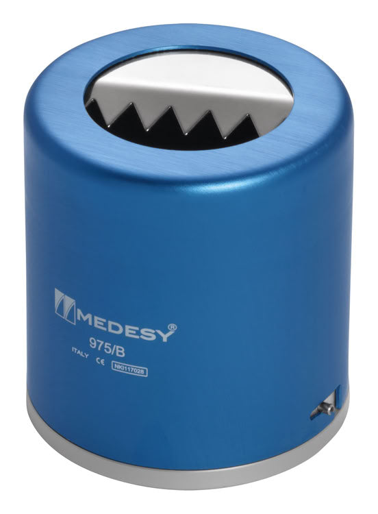 WASTE CONTAINER ALUMINIUM BLUE
