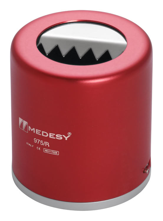 WASTE CONTAINER ALUMINIUM RED