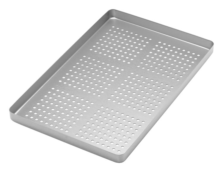 TRAY PERFORATED ALUMINIUM SILVER