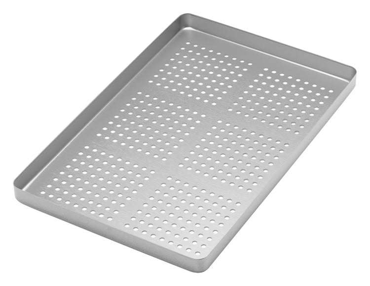 TRAY PERFORATED ALUMINIUM SILVER