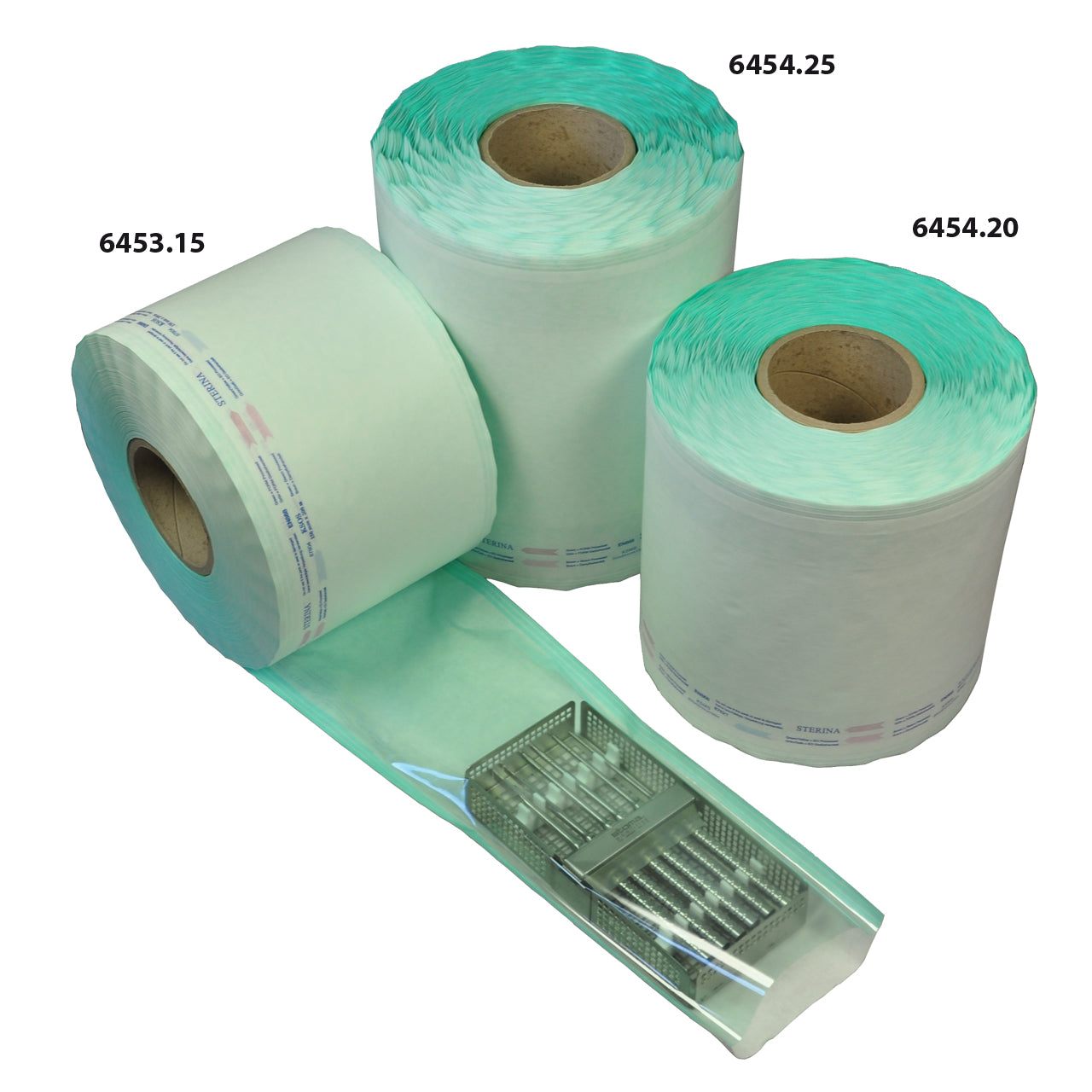 STOMA Paper-packaging film roll, flat, 250mm x 200m from Quintess Denta