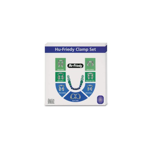Hu-friedy_Set of 7 Rubber Dam Clamps_Quintess-Denta