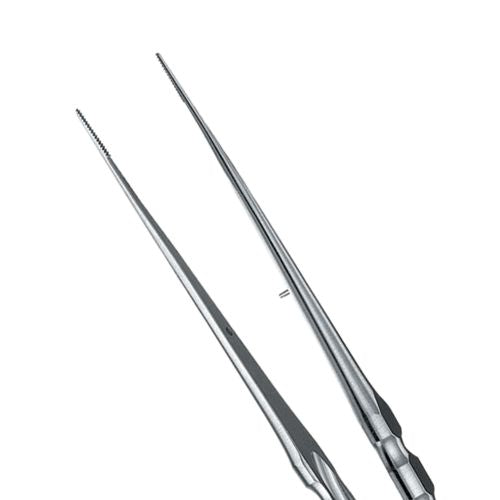 Hu-friedy_Cooley Micro Tissue Pliers, Multiple Teeth, Straight, 18cm (7")_Quintess-Denta