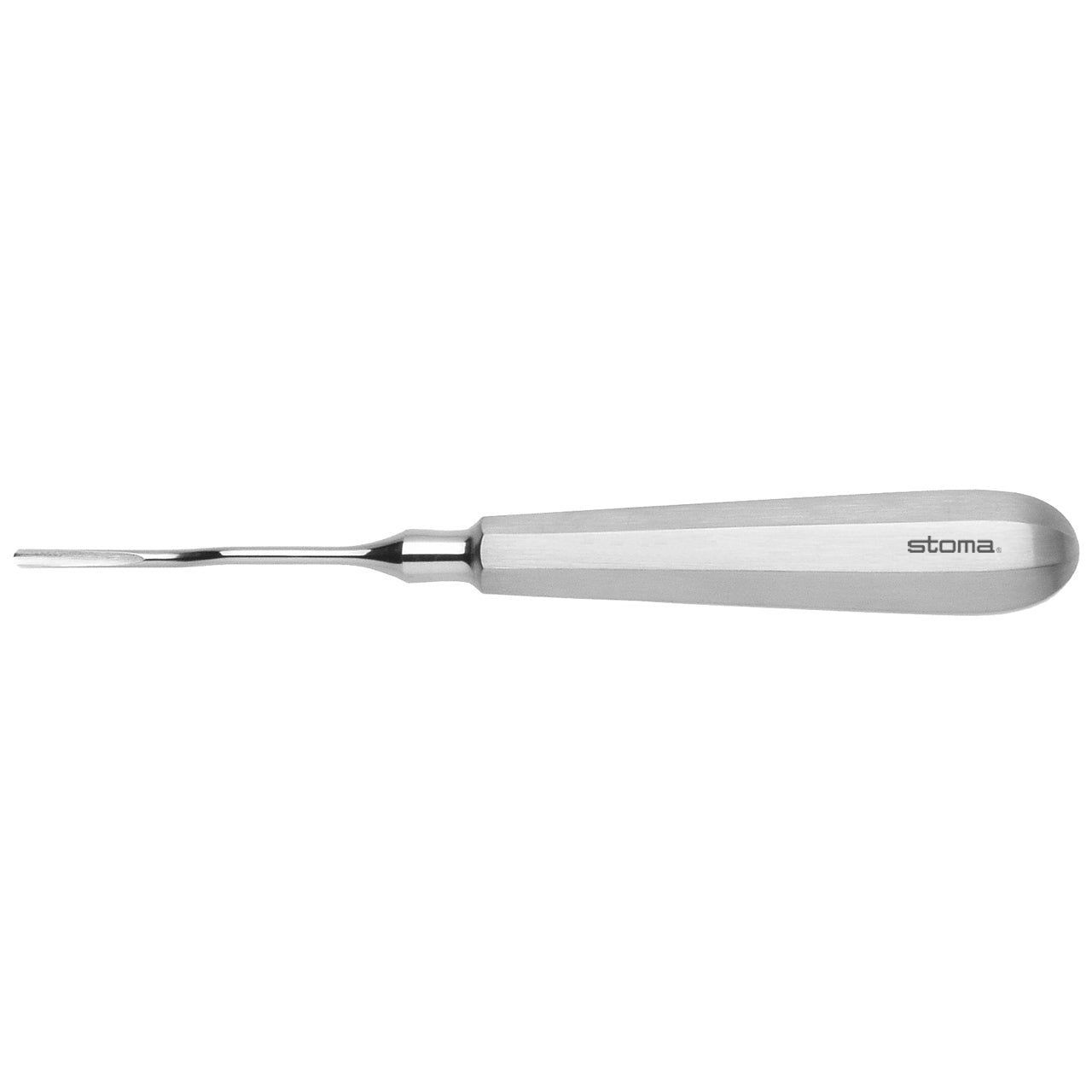 STOMA Mini-Luxelevator, 2,5mm, curved downwards, distal from Quintess Denta