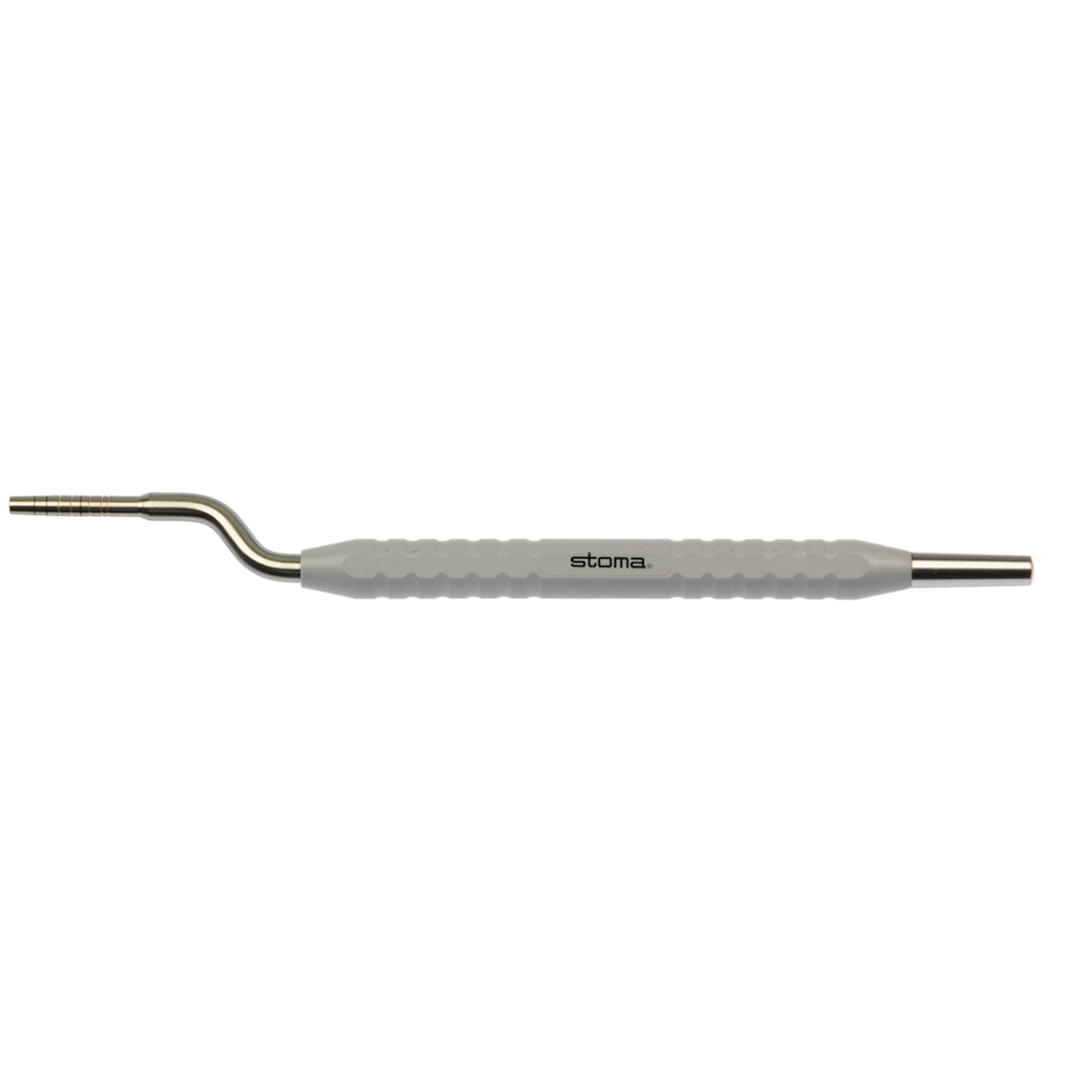 STOMA color-stick condenser, Khayat, concave, offset, fig.3, light grey from Quintess Denta