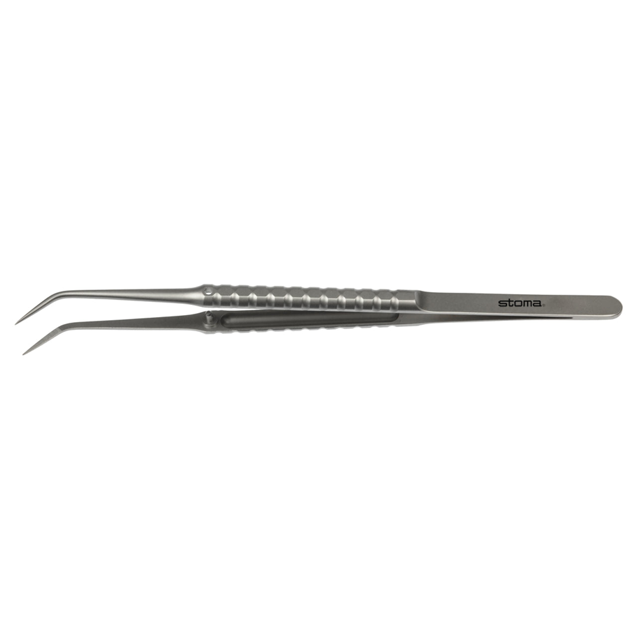 STOMA Forceps, College, 1,8mm, serrated, curved from Quintess Denta