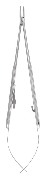 NEEDLE HOLDER CASTROVIEJO DIAMOND CURVED