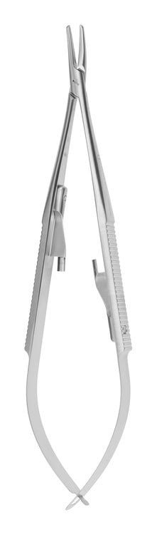 NEEDLE HOLDER CASTROVIEJO CURVED mm140
