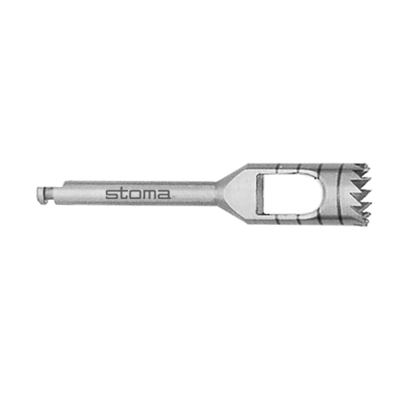 STOMA Trephine drill, inside diam. 5mm, outside diam. 6mm, with internal film cooling from Quintess Denta