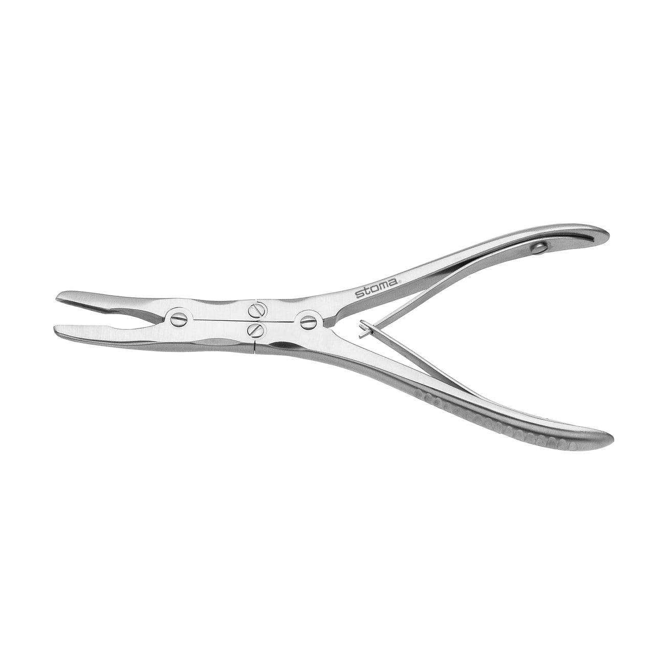 STOMA Bone rongeur forceps, Boehler, curved, 15cm from Quintess Denta