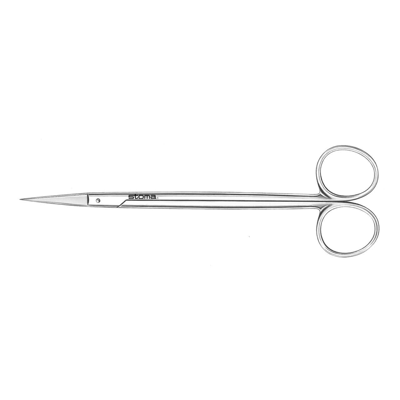 STOMA Scissors, Kelly, toothed, straight,16cm from Quintess Denta