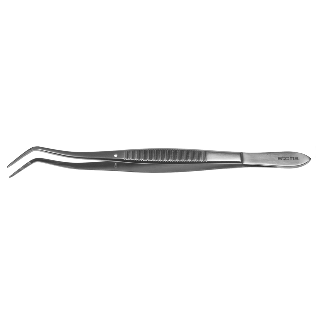 STOMA Tweezers, Meriam, serrated from Quintess Denta