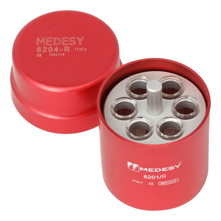 ENDODONTIC BOX ALUMINIUM RED