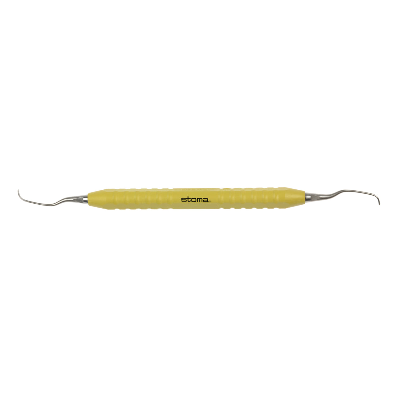 STOMA color-stick curette, Gracey GRXL5-6, yellow, Ø 10mm from Quintess Denta